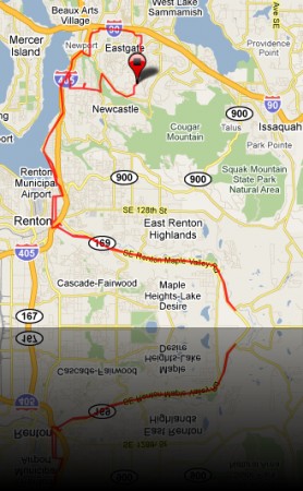 Cedar River Trail toward Black Diamond Bakery